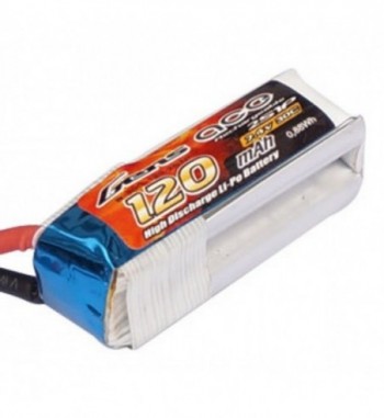 Bateria LiPo Gens Ace 120mAh 7.4v 30C 2S1P