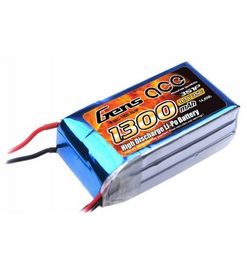 Bateria LiPo Gens Ace 1300mAh 11.1v 25C 3S1P