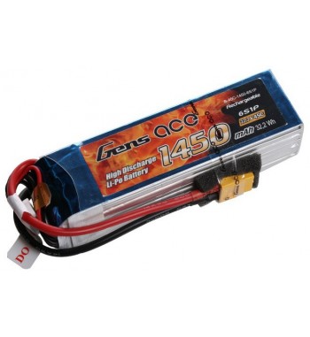 Bateria LiPo Gens Ace 1450mAh 22.2v 45C 6S1P