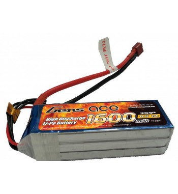 Bateria LiPo Gens Ace 1600mAh 11.1v 40C 3S1P