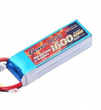 Bateria LiPo Gens Ace 1600mAh 14.8v 40C 4S1P