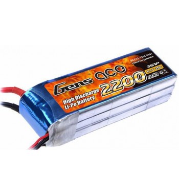 Bateria LiPo Gens Ace 2200mAh 11.1v 25C 3S1P - DJI Phantom
