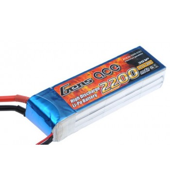 Bateria LiPo Gens Ace 2200mAh 11.1v 30C 3S1P