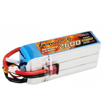 Bateria LiPo Gens Ace 2600mAh 22.2v 60C 6S1P