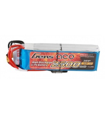 Bateria LiPo Gens Ace 2600mAh 7.4v 1C 2S1P