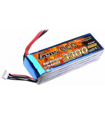 Bateria LiPo Gens Ace 3300mAh 14.8v 25C 4S1P