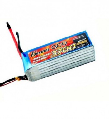 Bateria LiPo Gens Ace 3700mAh 22.2v 60C 6S1P
