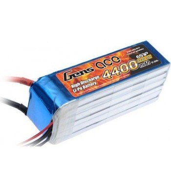 Bateria LiPo Gens Ace 4400mAh 22.2v 35C 6S1P