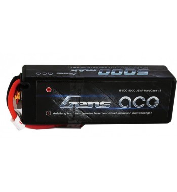 Bateria LiPo Gens Ace 5000mAh 11.1v 50C 3S1P Hardcase