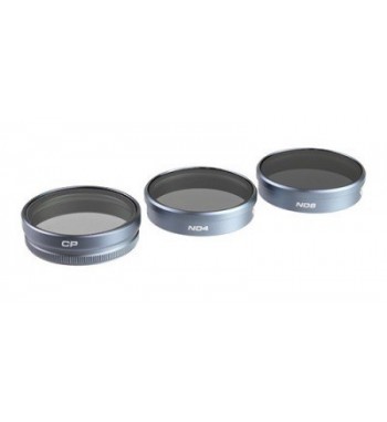 Set de 3 filtros PolarPro CP / ND4 / ND8 DJI Phantom 4