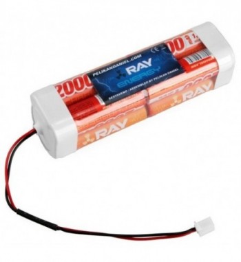 Pack bateria NiMH 9.6v 2000 mAh AA LONG RAY