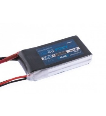 Bateria LiPo FOXY 1300 mAh 7.4v 40/80C 9.6Wh