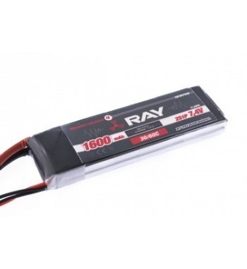 Bateria LiPo RAY 1600 mAh 7.4v 30/60C Air Pack