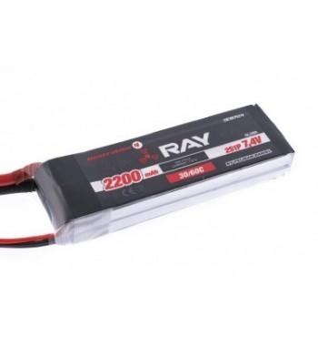 Bateria LiPo RAY 2200 mAh 7.4v 30/60C 11.1Wh