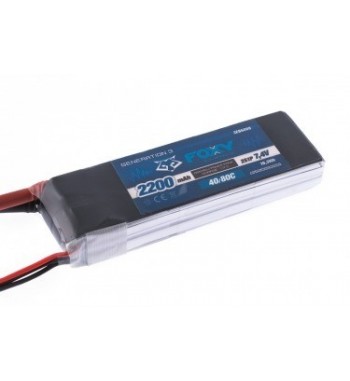 Bateria LiPo FOXY 2200 mAh 7.4v 40/80C 16.3Wh Air Pack