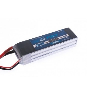 Bateria LiPo FOXY 2600 mAh 11.1v 40/80C 28.9Wh Air Pack