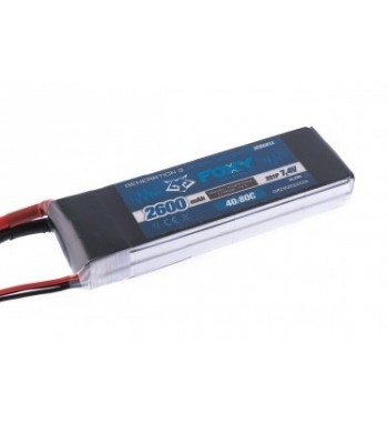 Bateria LiPo FOXY 2600 mAh 7.4v 40/80C 19.2Wh Air Pack