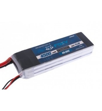 Bateria LiPo FOXY 4500 mAh 11.1v 40/80C 50.0Wh Air Pack