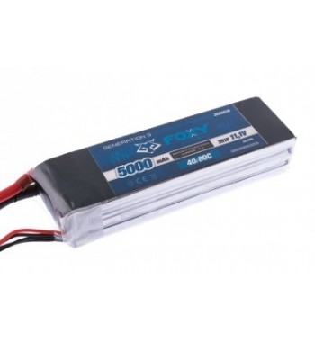 Bateria LiPo FOXY 5000 mAh 11.1v 40/80C 55.5Wh Air Pack