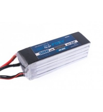 Bateria LiPo FOXY 5000 mAh 18.5v 40/80C 92.5Wh Air Pack